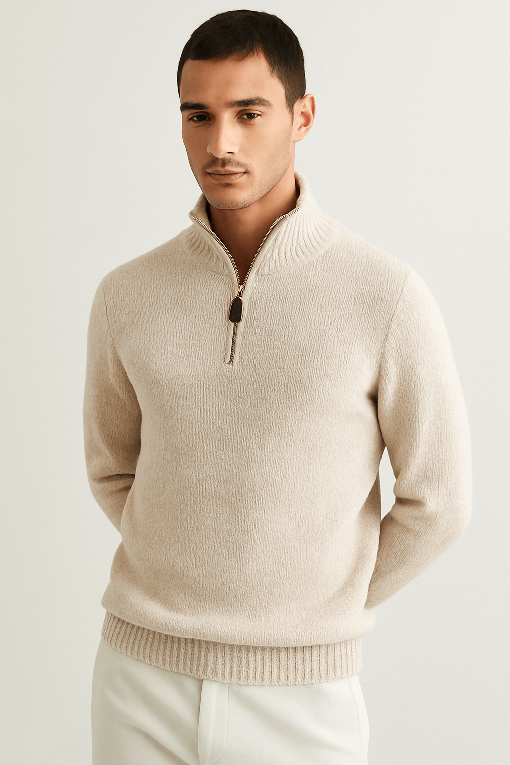 The Antonio Half Zip Sweater