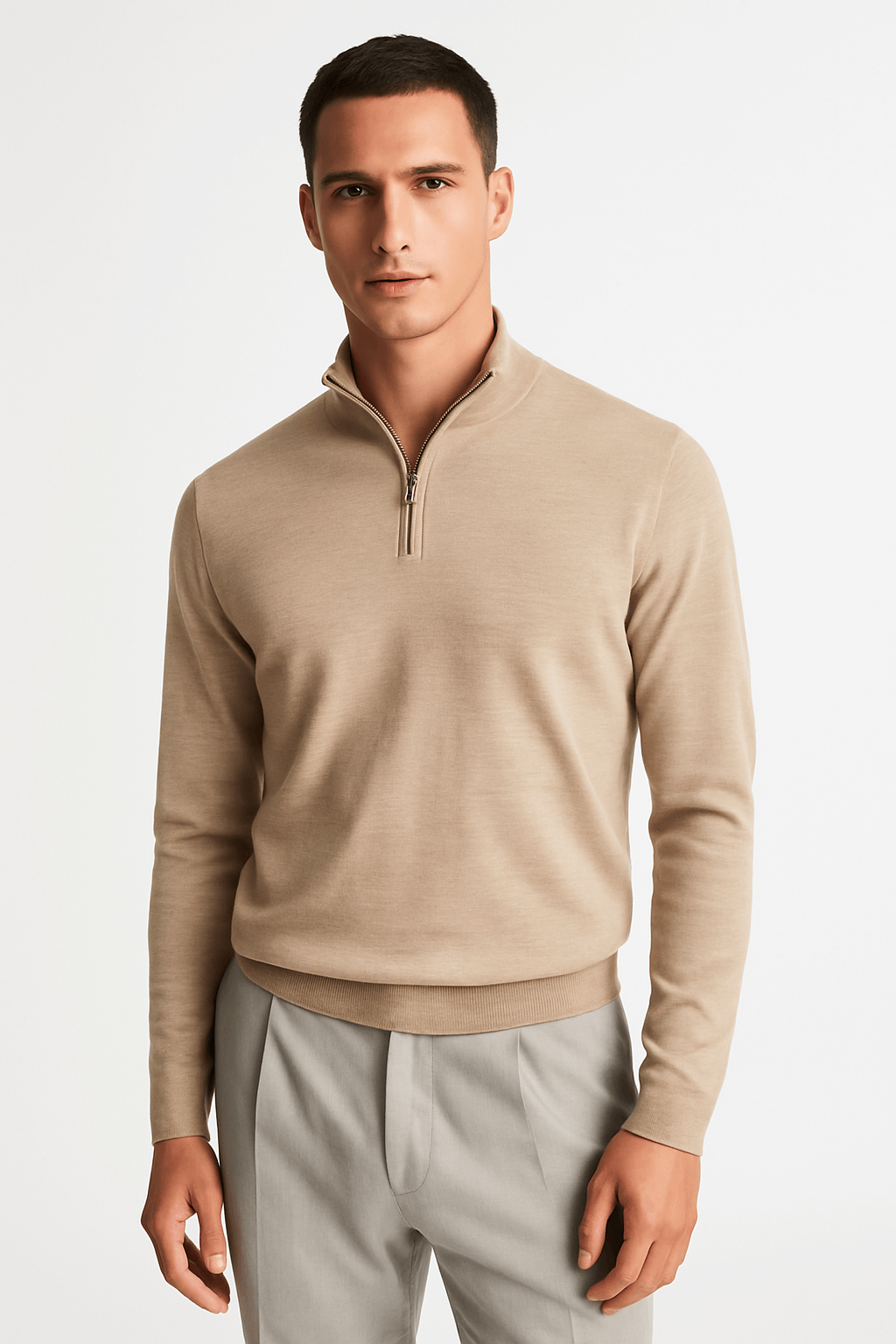 The Como Half Zip Sweater
