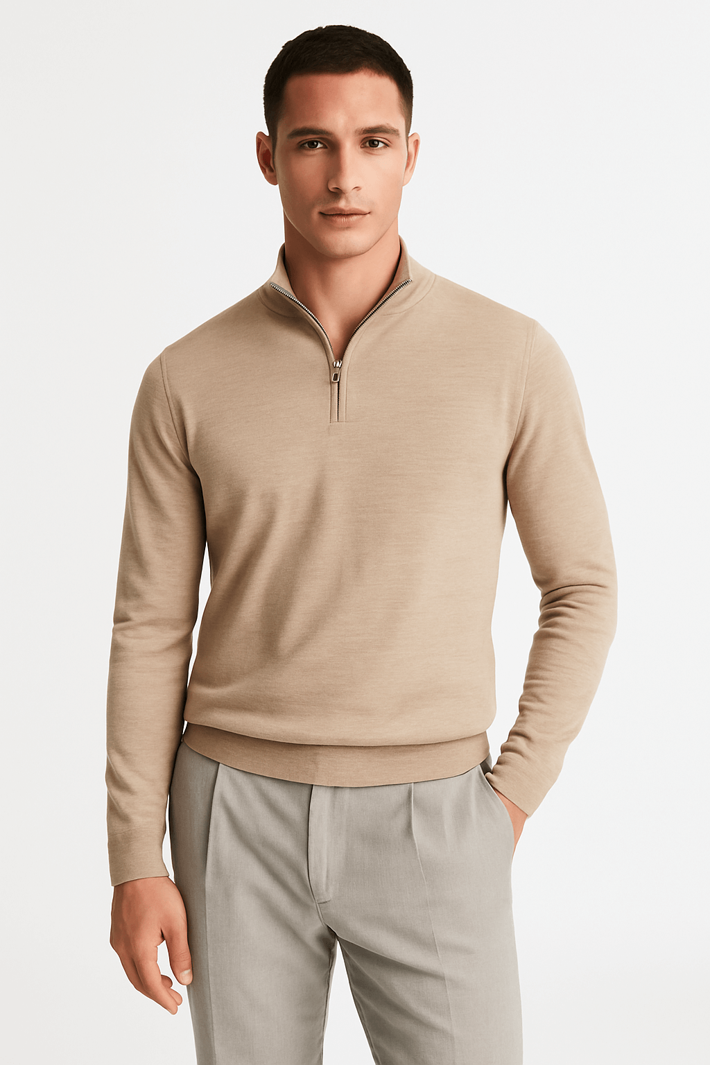The Como Half Zip Sweater