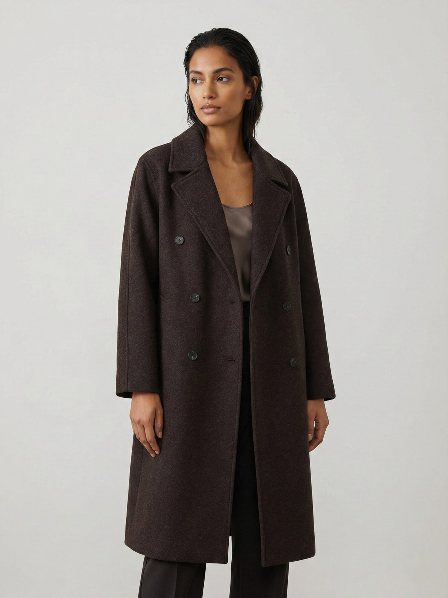 Minimalist Wool Coat